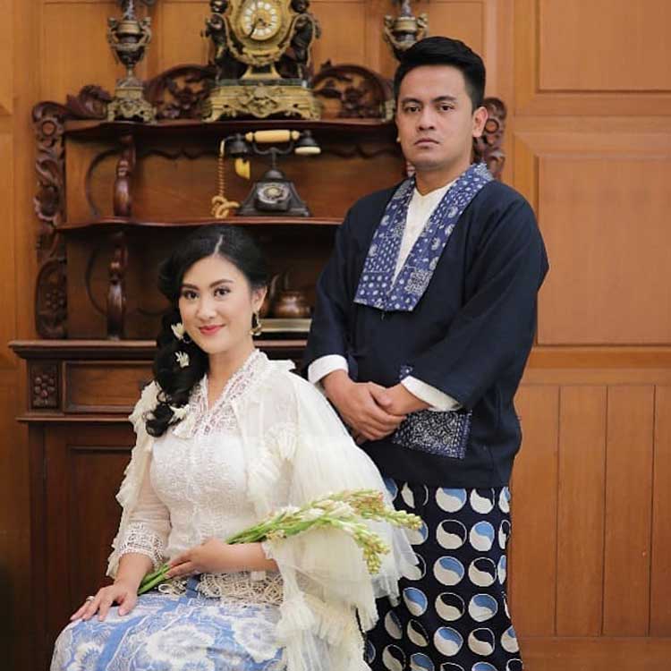 batik couple gamis modern