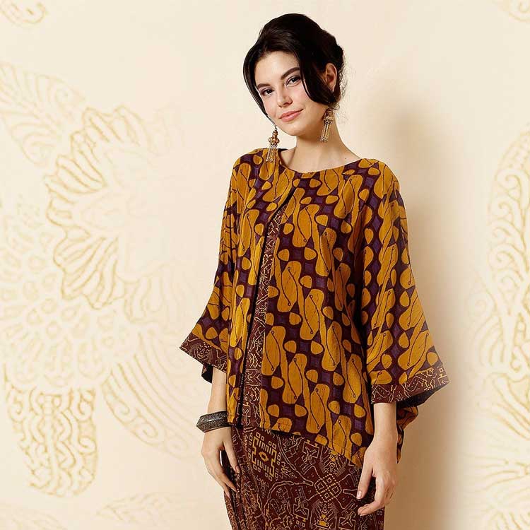 Paling Inspiratif Model Baju Gamis Batik Wanita Danar Hadi