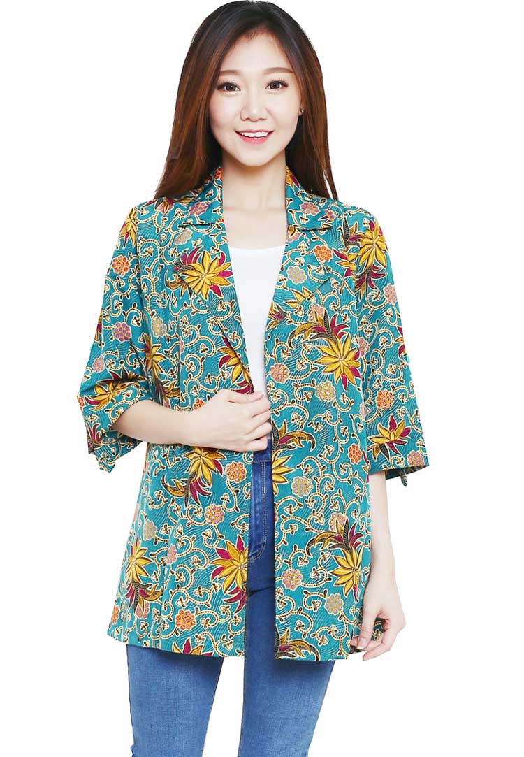 blazer batik remaja modern