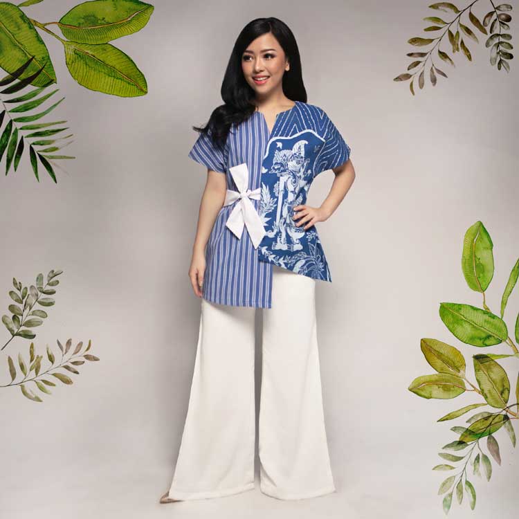  Model Baju Batik Kantoran Wanita Terbaru 43+ Model Baju Dinas Batik Perempuan