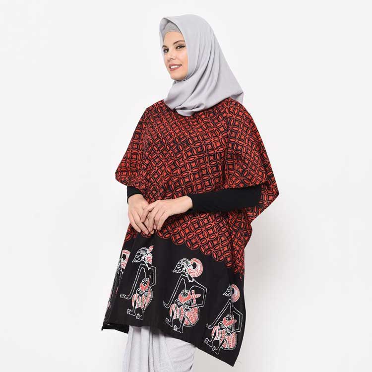 model baju batik muslim panjang