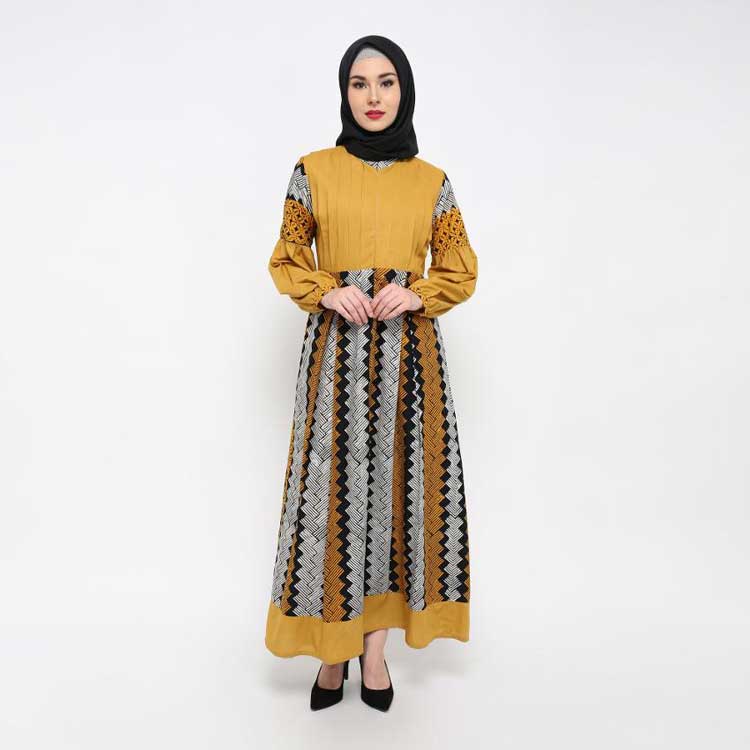 model baju batik muslim pesta