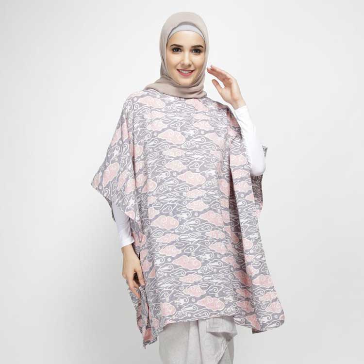 model baju batik muslim buat orang gemuk