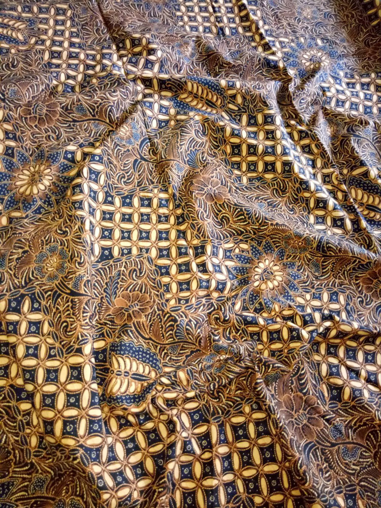 gamis batik motif kawung