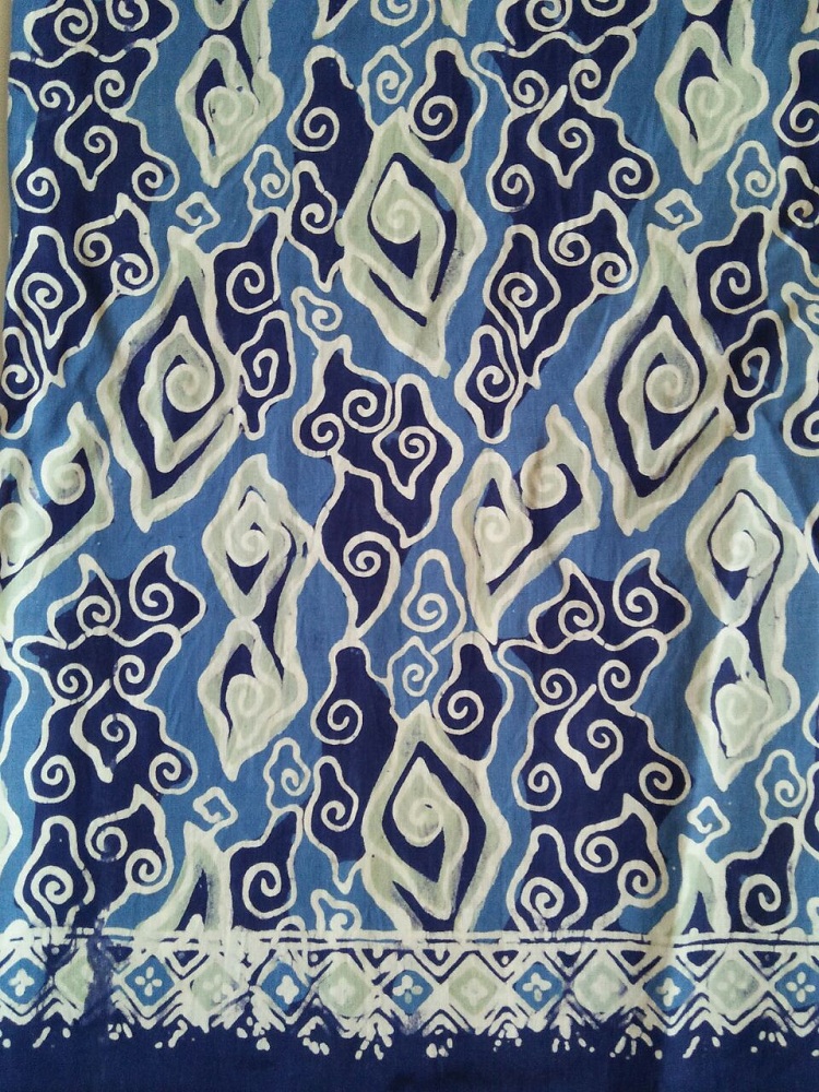 contoh gambar motif batik mega mendung