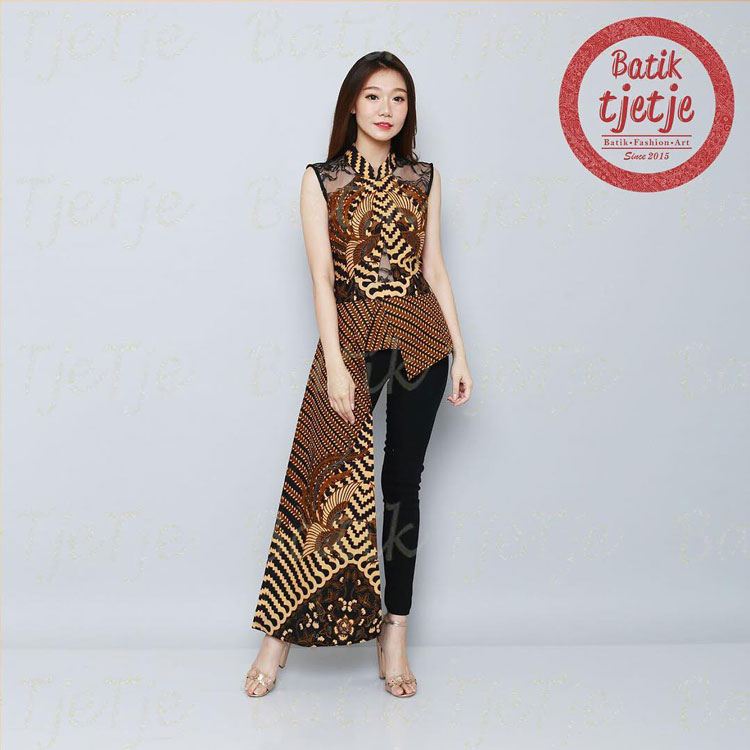 30+ Desain Baju Batik Wanita (MODERN, CASUAL, KOMBINASI ...