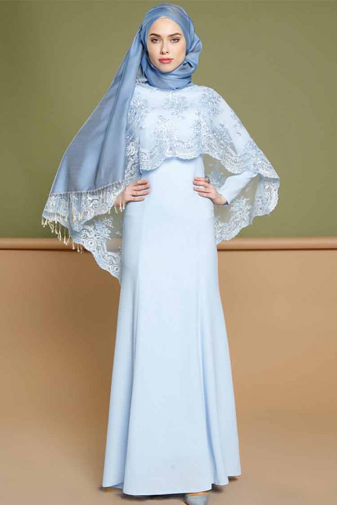   30 Model  Dress  Kebaya MODERN MUSLIM BROKAT  PANJANG  