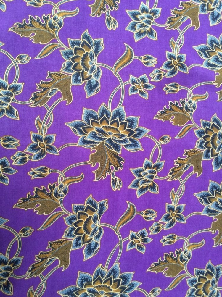 gamis syar i motif batik