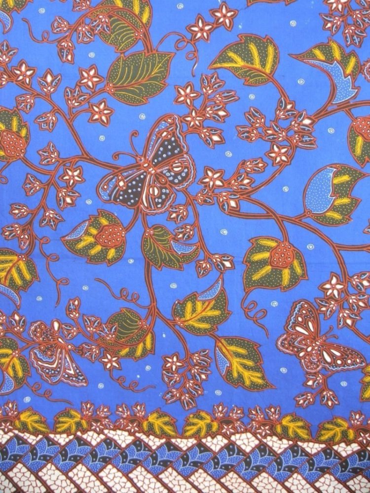 motif batik hewan dan tumbuhan