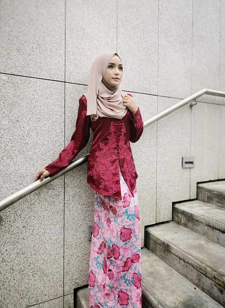 model kebaya modern 2018 hijab