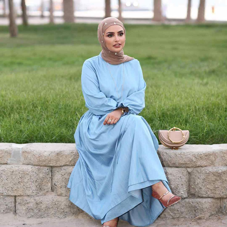 fashion hijab gamis simple