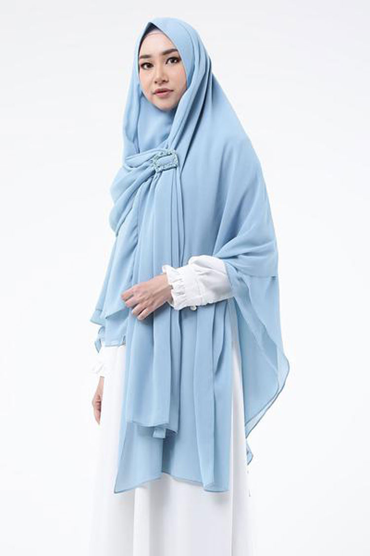 Jilbab Arrafi Warna Putih