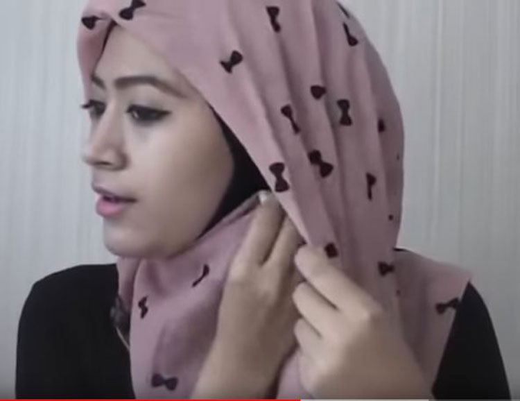 tutorial makeup hijab pesta