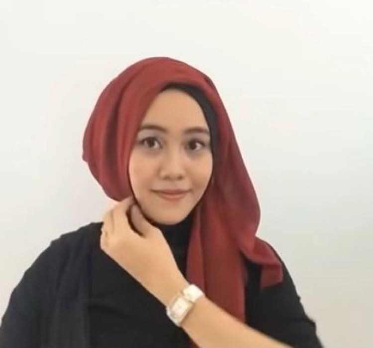 tutorial hijab kebaya remaja