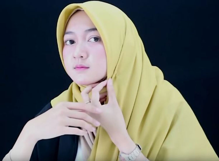 tutorial hijab paris tanpa dalaman ninja