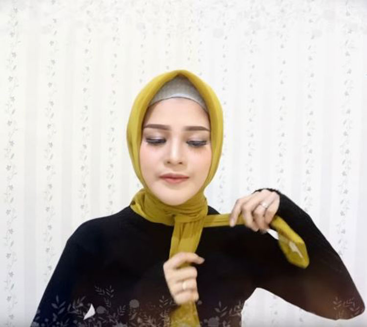 tutorial hijab paris hias