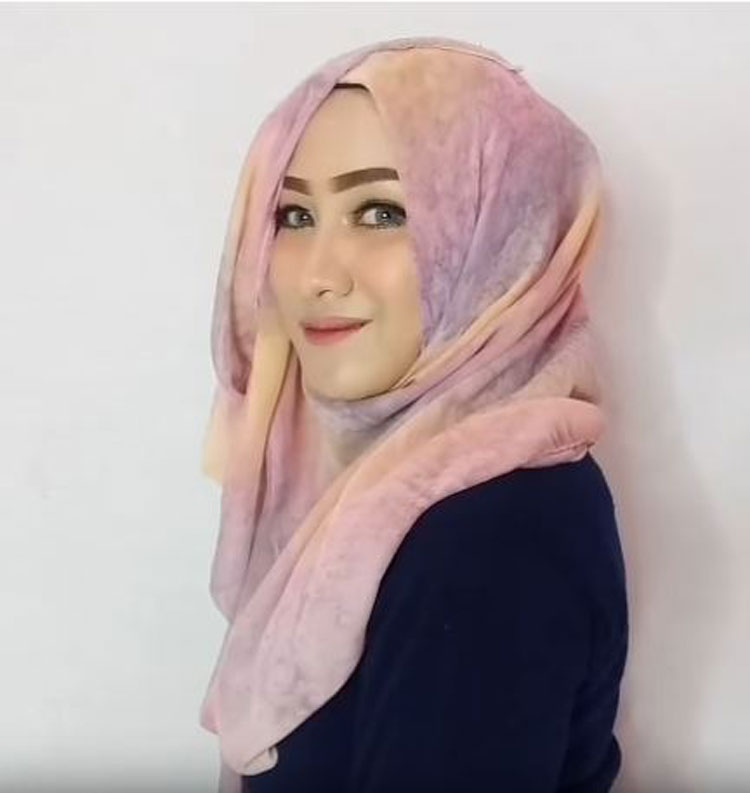 tutorial hijab jilbab paris