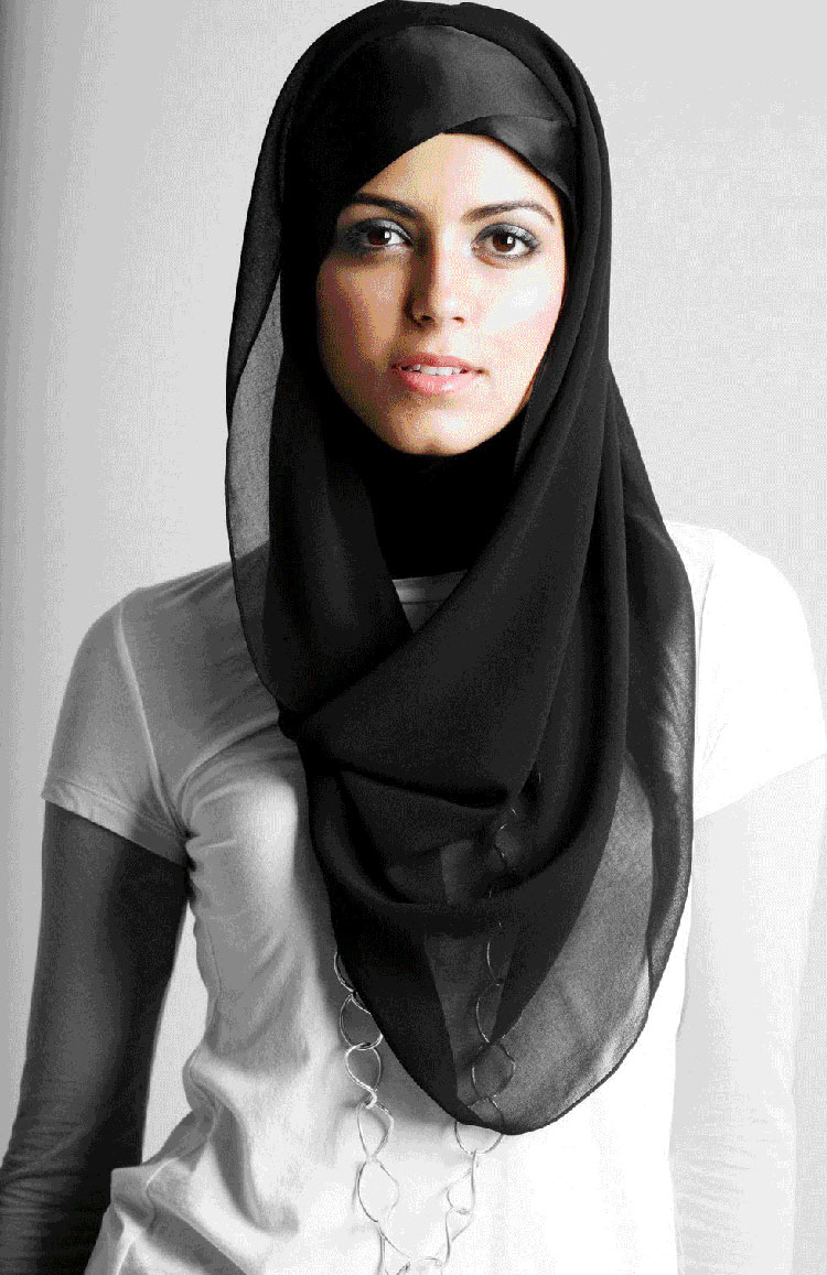 29 Tutorial Hijab Paris Segi Empat Simple Pesta Kuliah