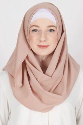 Tutorial Hijab Pashmina Diamond