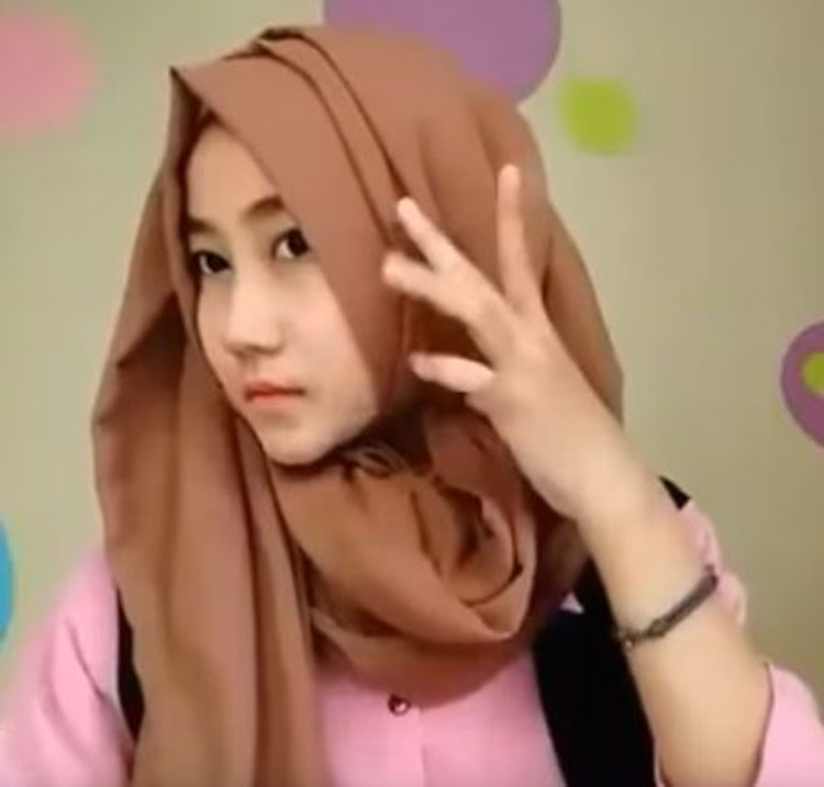 tutorial hijab pashmina instagram
