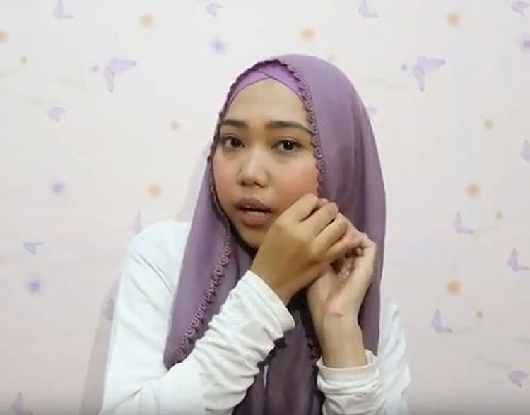 tutorial hijab pashmina p
