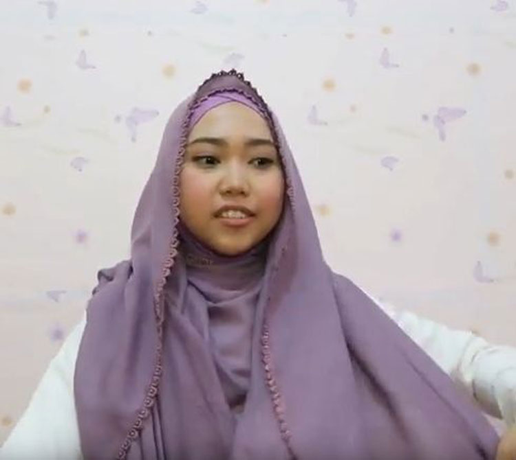 tutorial hijab pashmina ruffle