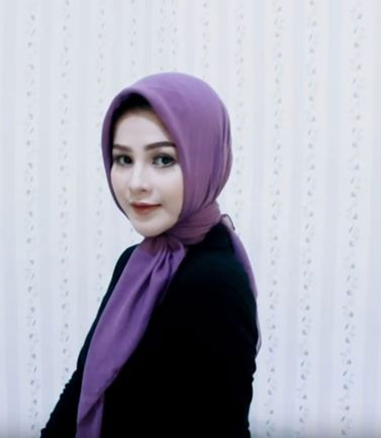 tutorial hijab segi empat sehari hari simple