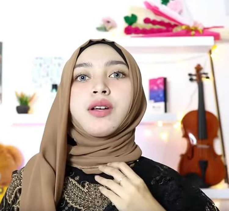 tutorial hijab segi empat video