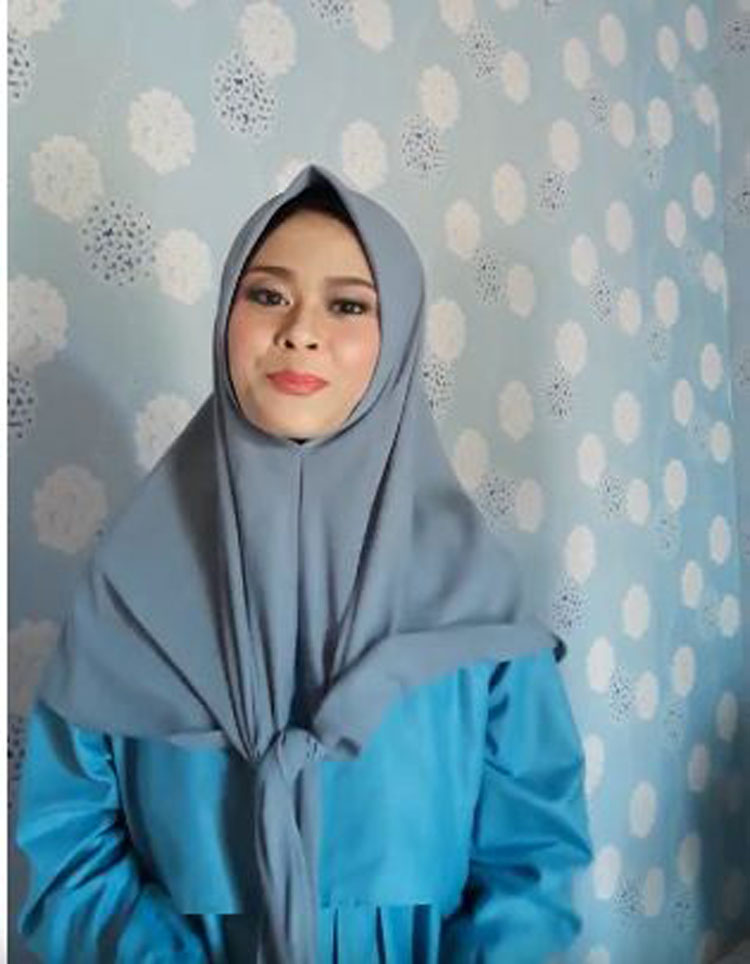 tutorial hijab segiempat sehari hari