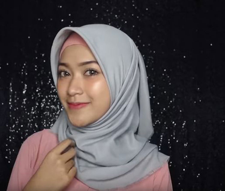 tutorial hijab simple glamour