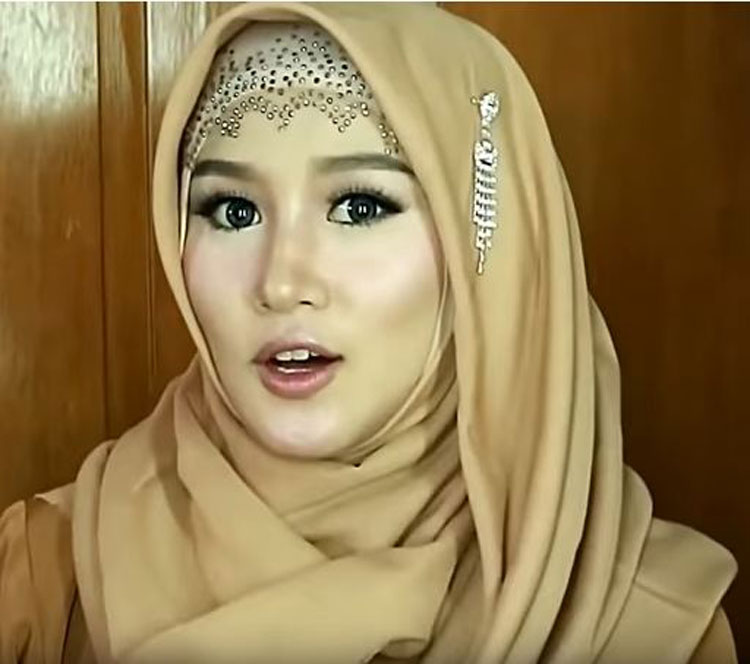 tutorial hijab pesta tanpa ciput ninja