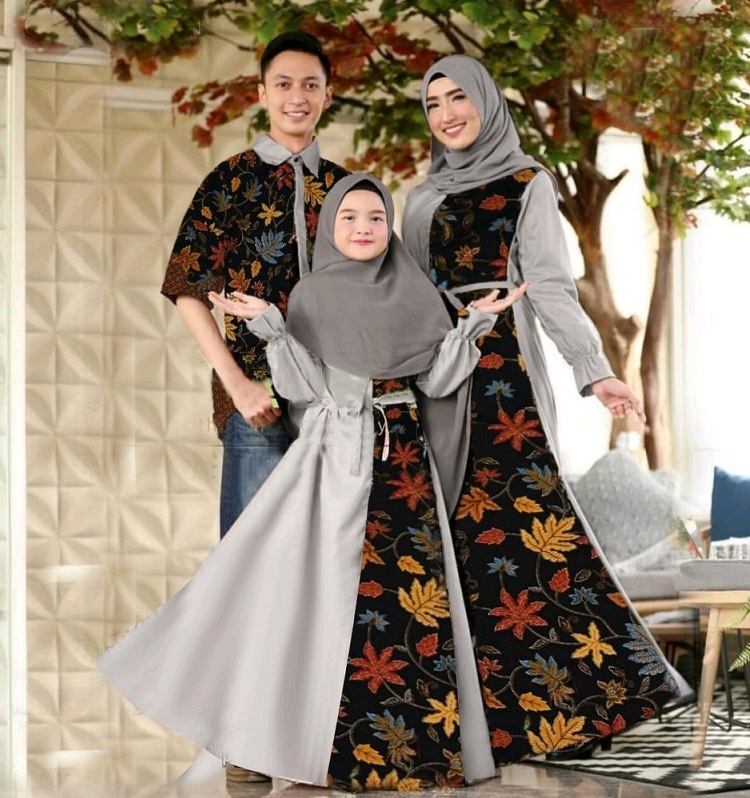 model gamis couple keluarga modern elegan terbaru
