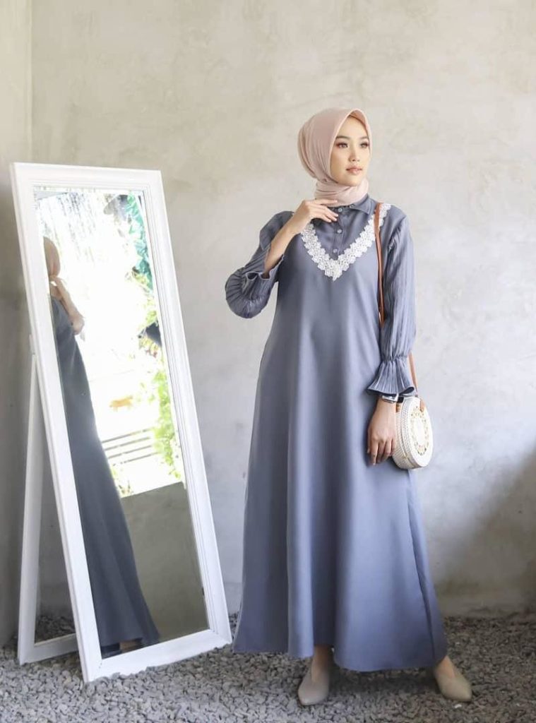   30 Model Gamis  Kaos  POLOS TERBARU  TERMODERN TRENDY 