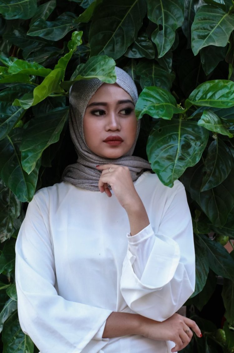 dark concept hijab photography