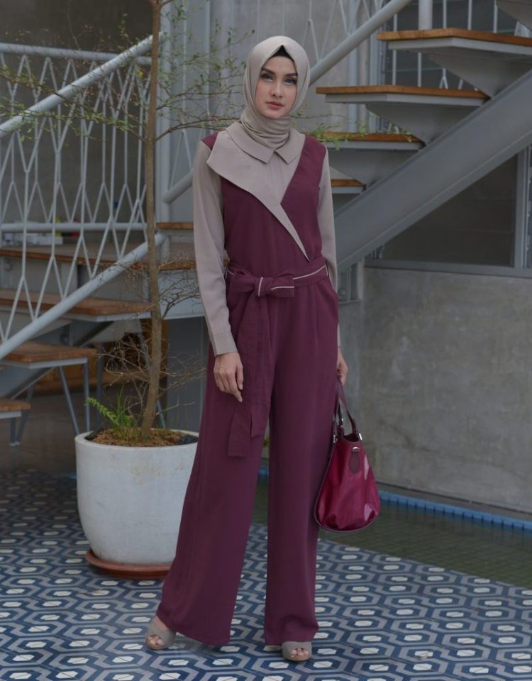 baju jumpsuit untuk hijab