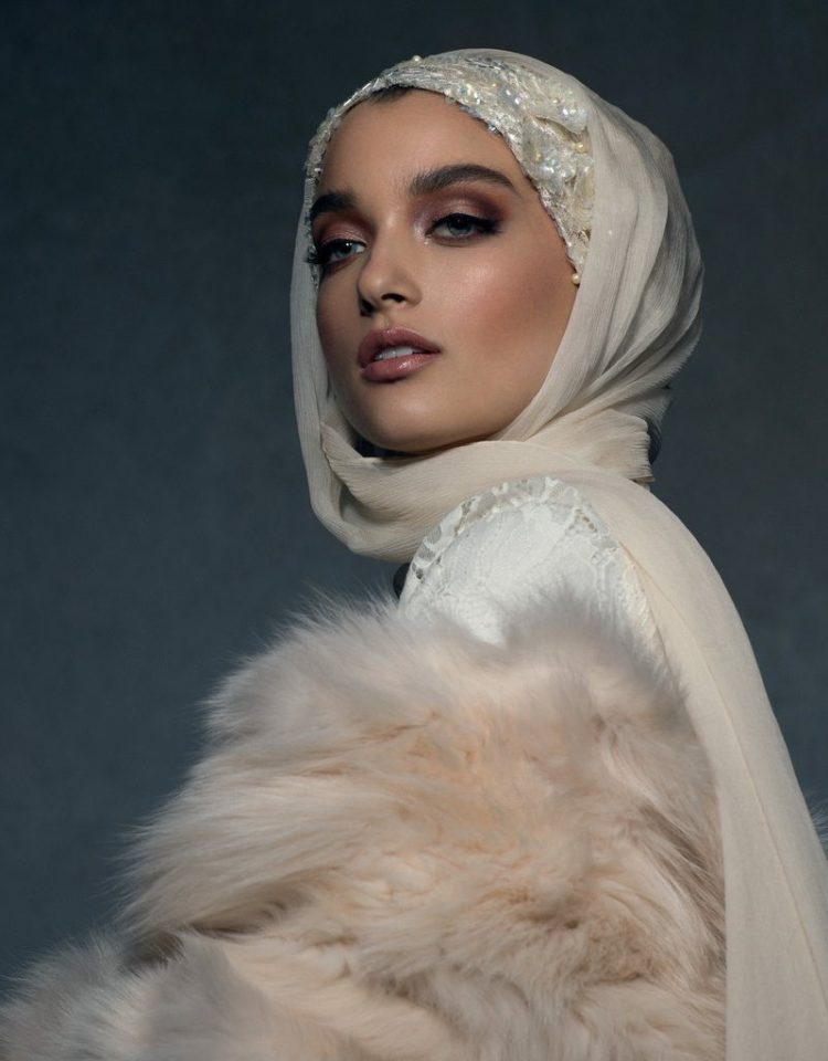 fashion hijab pesta simple