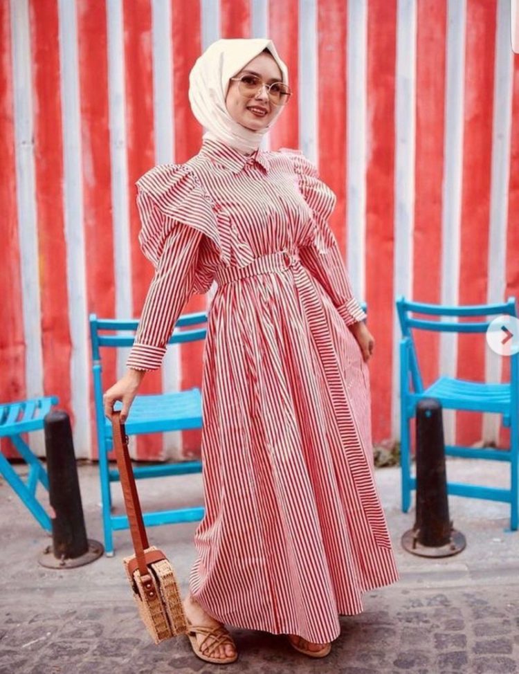 hijab dress chiffon