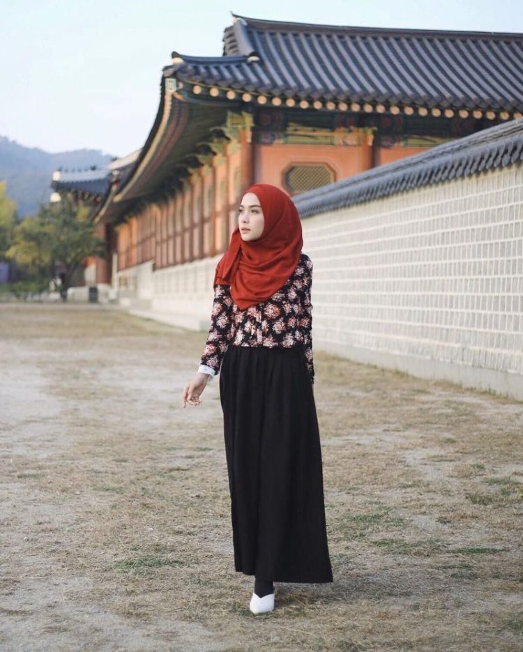 outfit selebgram hijab
