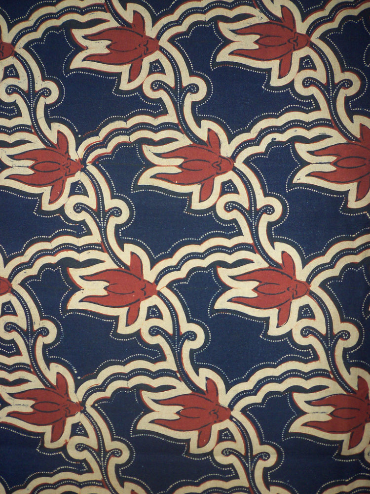 batik pattern flora