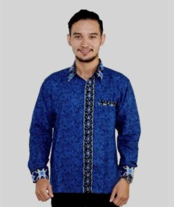 âˆš 30+ Model Batik Biru (MOTIF PARANG / MEGA MENDUNG, DONGKER)