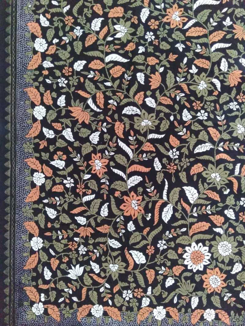 batik floral pattern