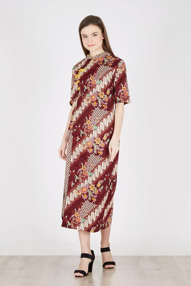 fashion batik long dress