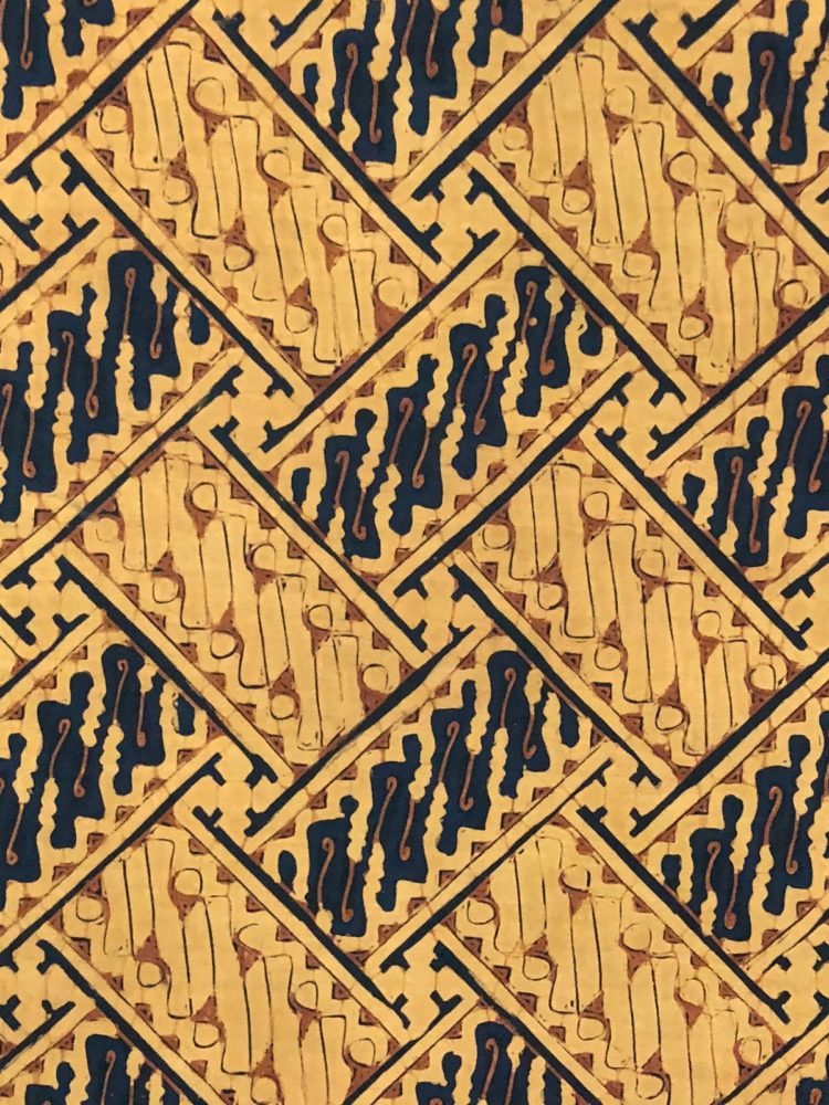 batik geometris corak nusantara