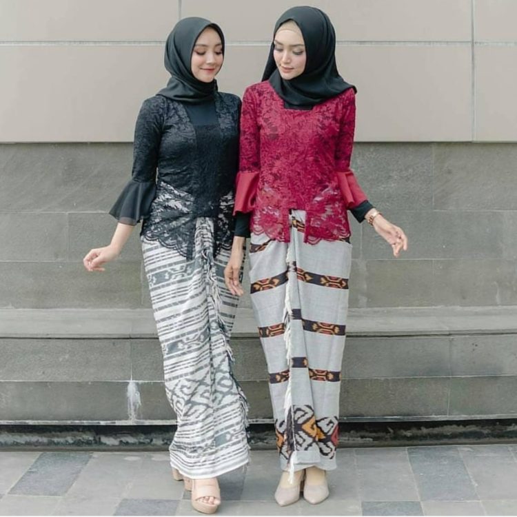 kebaya kutu baru modern hijab