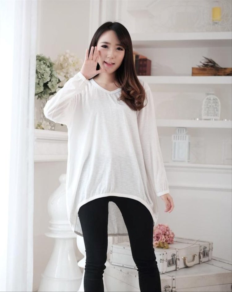 blouse putih import