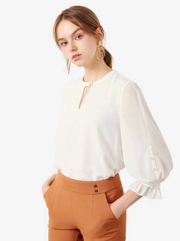 harga baju blouse putih