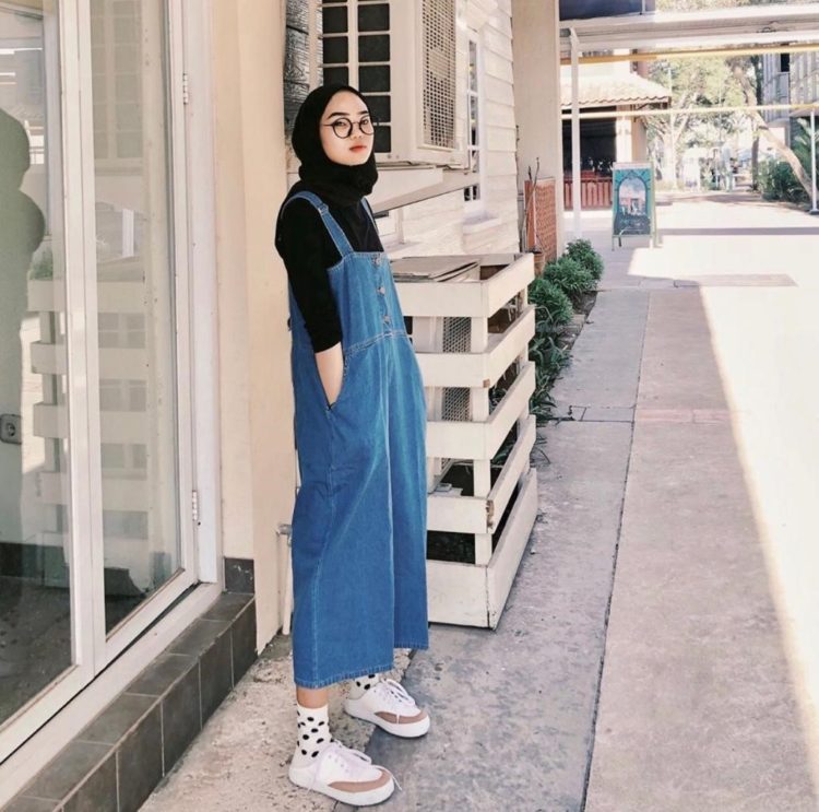 fashion celana kodok berhijab