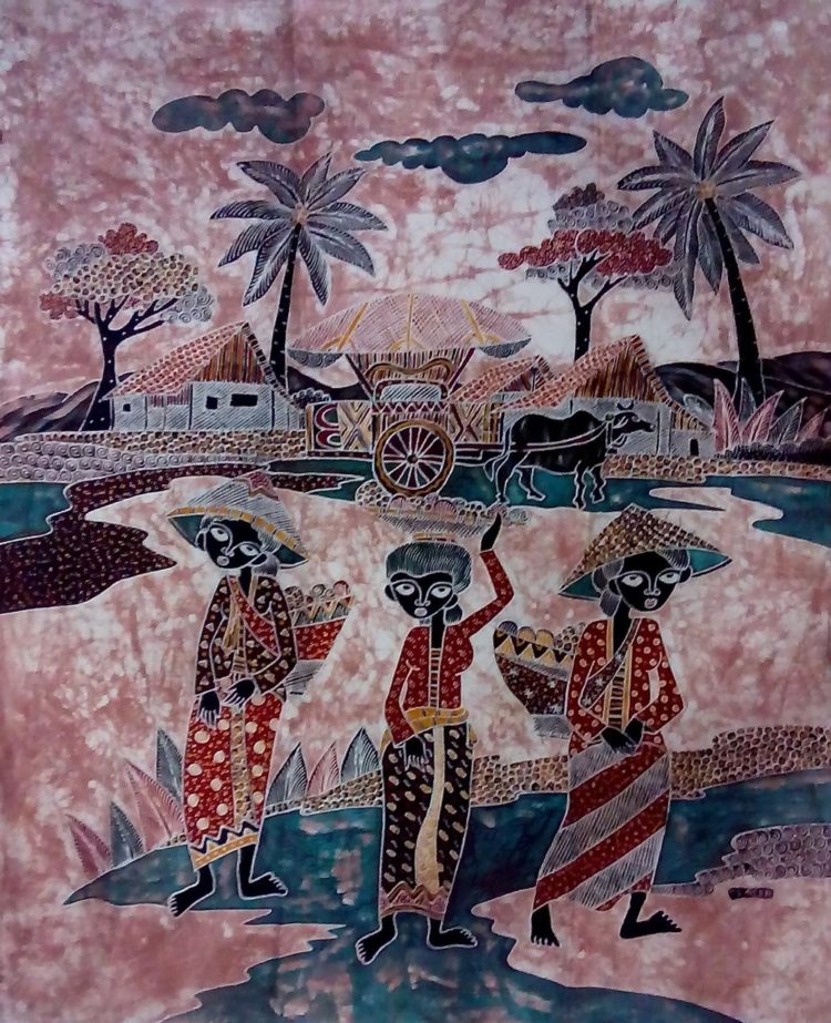 lukisan batik nusantara