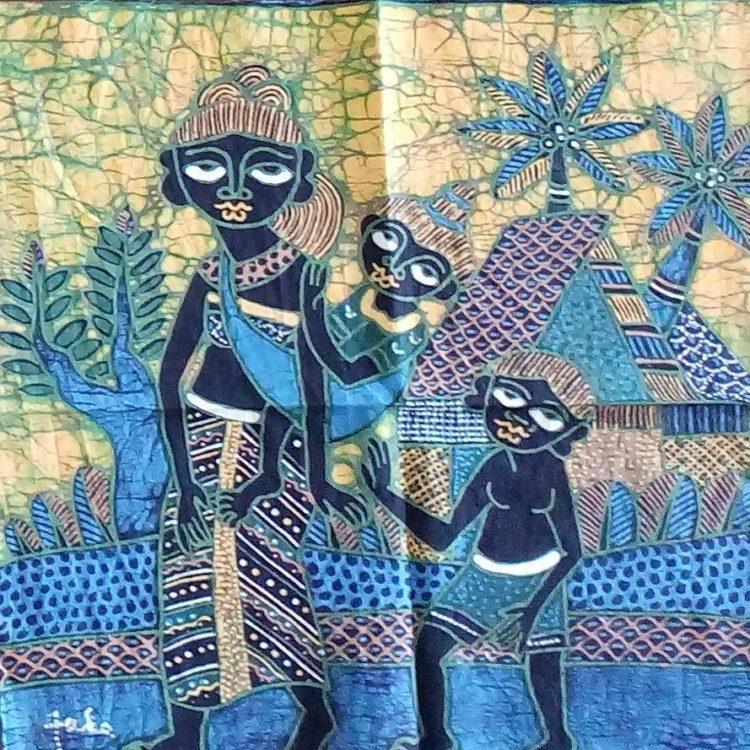 lukisan batik kontemporer